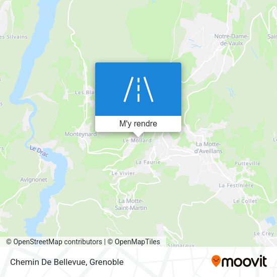 Chemin De Bellevue plan