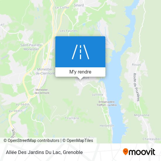 Allée Des Jardins Du Lac plan