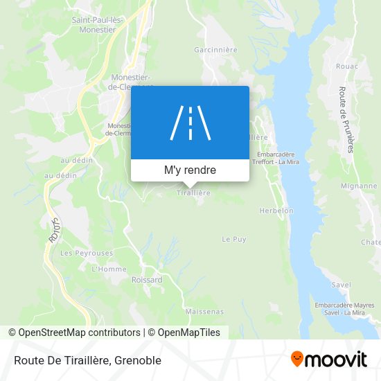 Route De Tiraillère plan