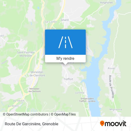 Route De Garcinière plan