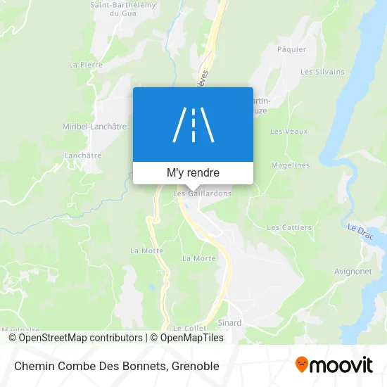 Chemin Combe Des Bonnets plan