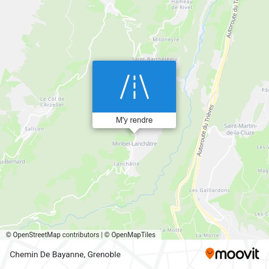 Chemin De Bayanne plan