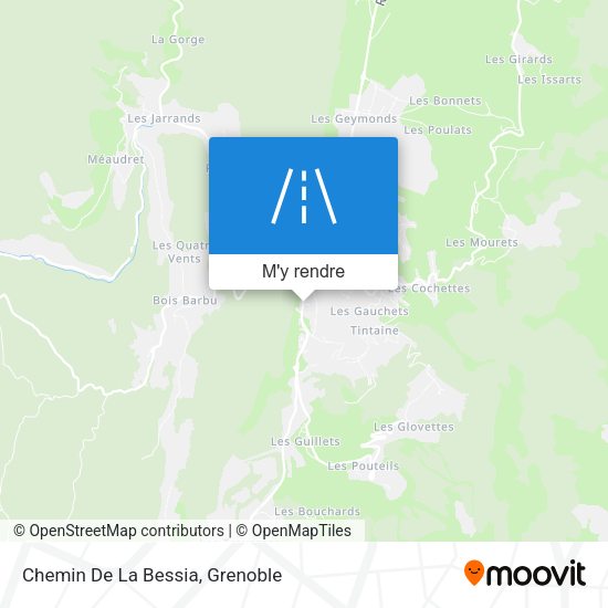 Chemin De La Bessia plan