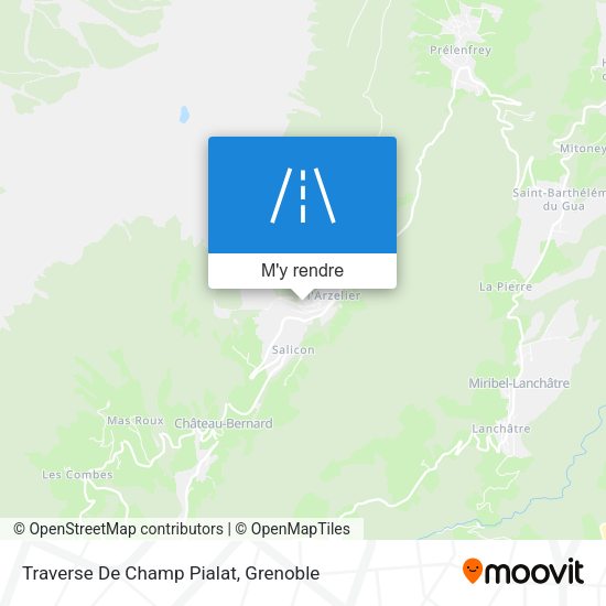Traverse De Champ Pialat plan