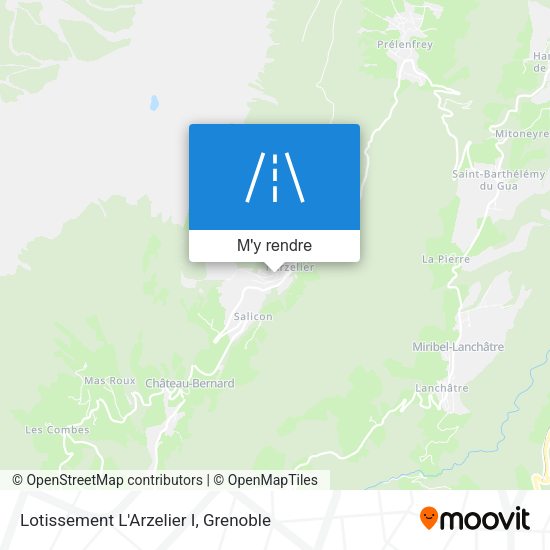 Lotissement L'Arzelier I plan