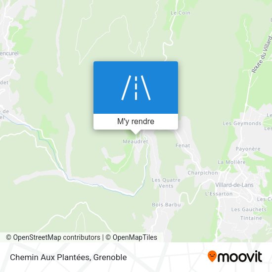 Chemin Aux Plantées plan