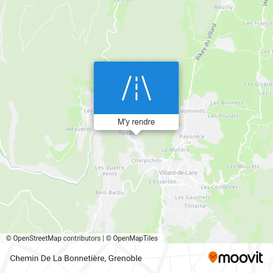 Chemin De La Bonnetière plan