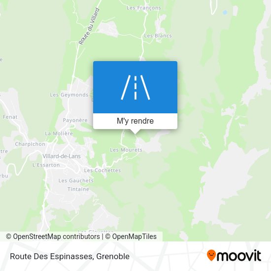 Route Des Espinasses plan