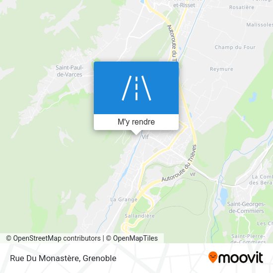 Rue Du Monastère plan