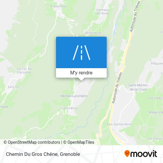 Chemin Du Gros Chêne plan