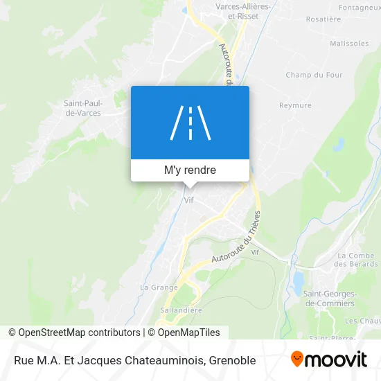 Rue M.A. Et Jacques Chateauminois plan