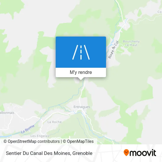 Sentier Du Canal Des Moines plan
