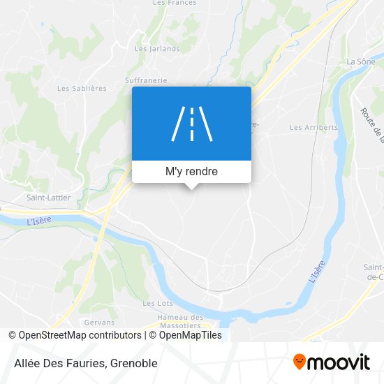 Allée Des Fauries plan