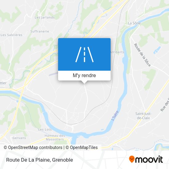 Route De La Plaine plan