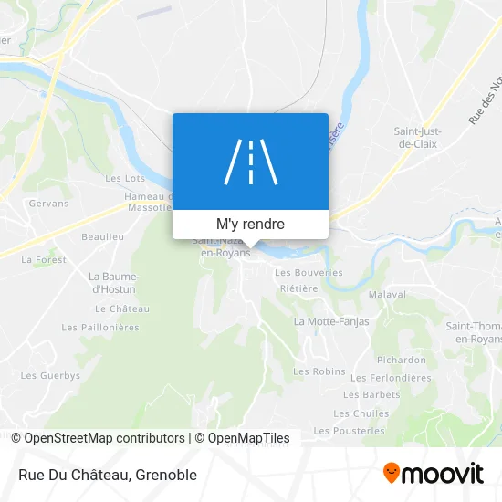 Rue Du Château plan