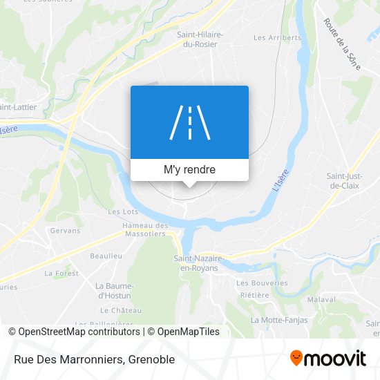 Rue Des Marronniers plan