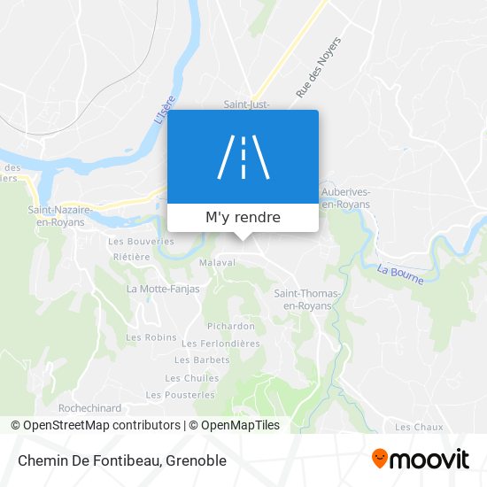Chemin De Fontibeau plan