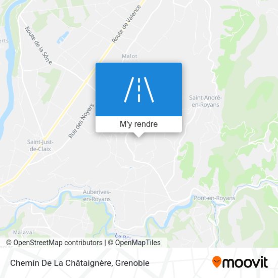 Chemin De La Châtaignère plan