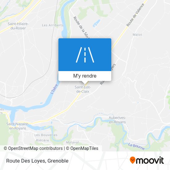 Route Des Loyes plan