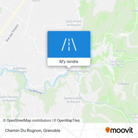 Chemin Du Rognon plan