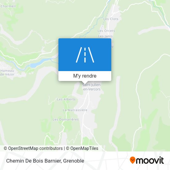 Chemin De Bois Barnier plan