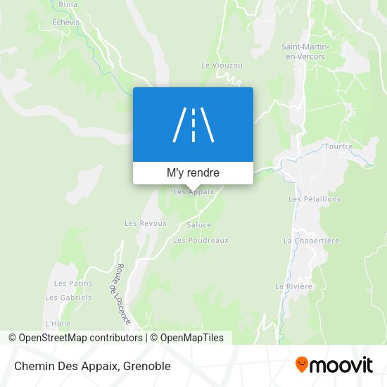 Chemin Des Appaix plan