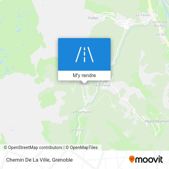 Chemin De La Ville plan
