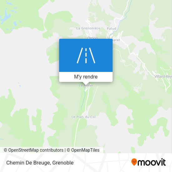 Chemin De Breuge plan