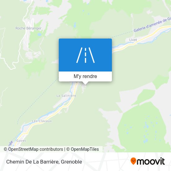 Chemin De La Barrière plan