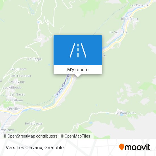 Vers Les Clavaux plan