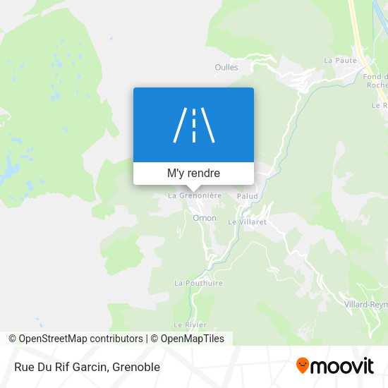 Rue Du Rif Garcin plan
