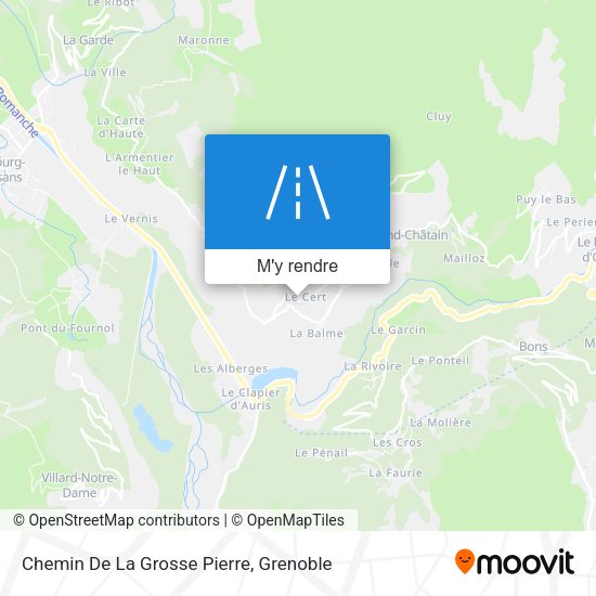 Chemin De La Grosse Pierre plan