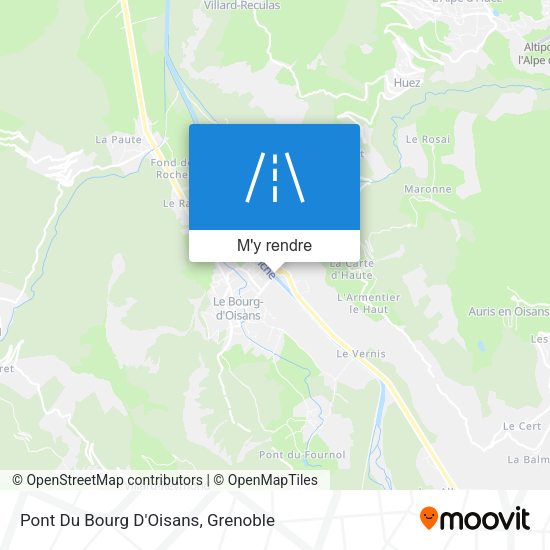 Pont Du Bourg D'Oisans plan