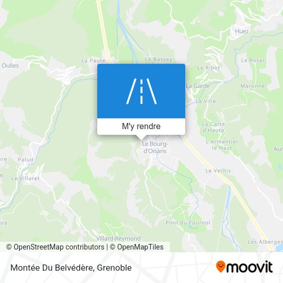 Montée Du Belvédère plan