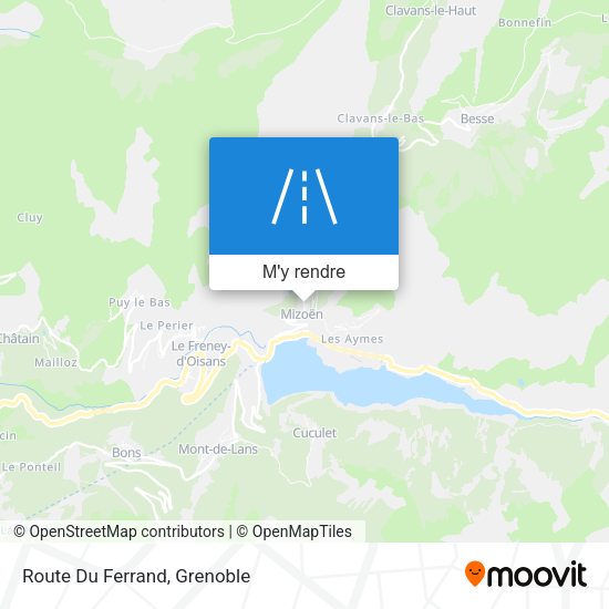 Route Du Ferrand plan
