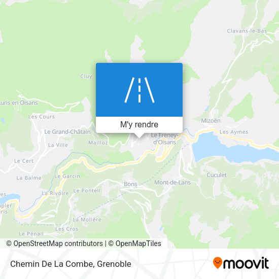 Chemin De La Combe plan