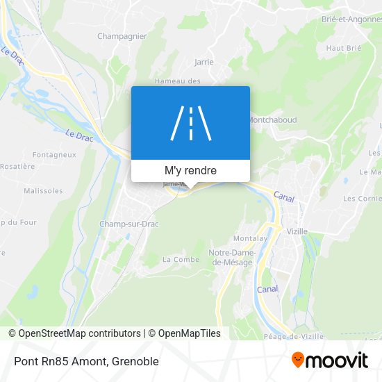 Pont Rn85 Amont plan