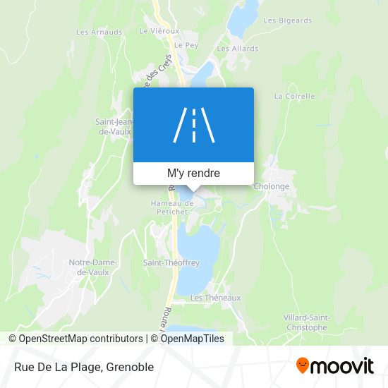 Rue De La Plage plan