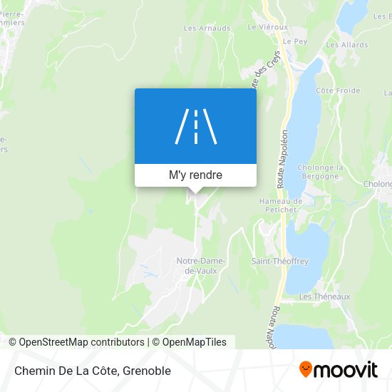 Chemin De La Côte plan