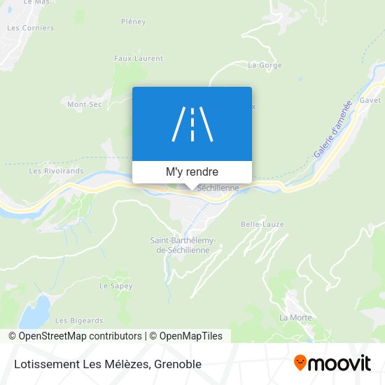 Lotissement Les Mélèzes plan