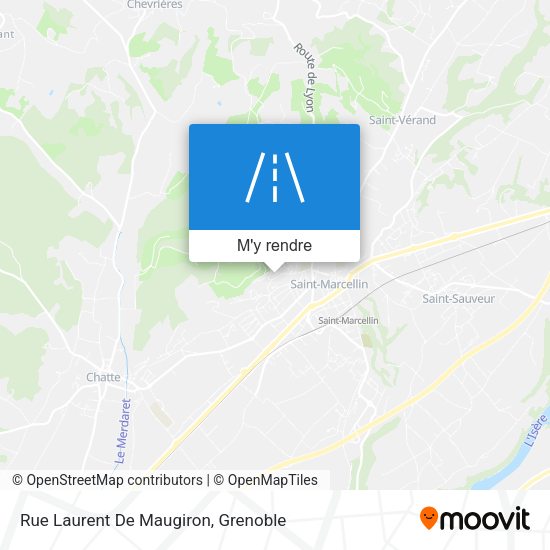 Rue Laurent De Maugiron plan