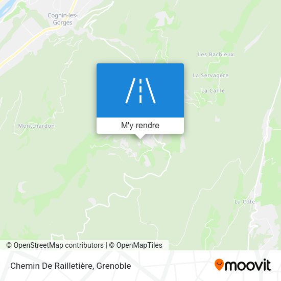 Chemin De Railletière plan
