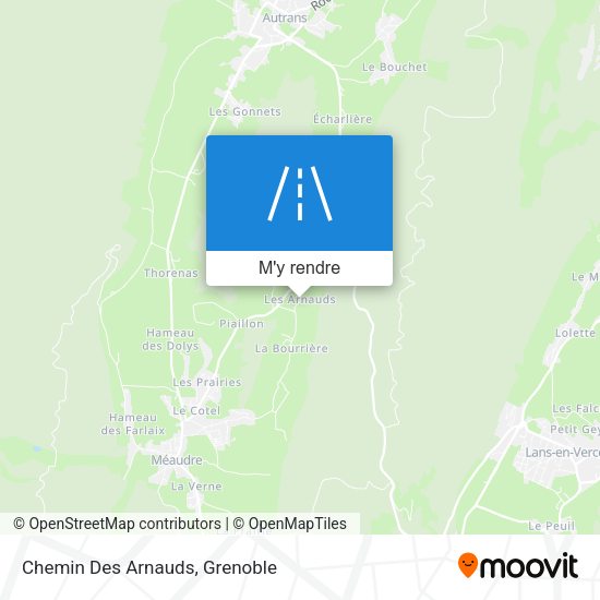 Chemin Des Arnauds plan