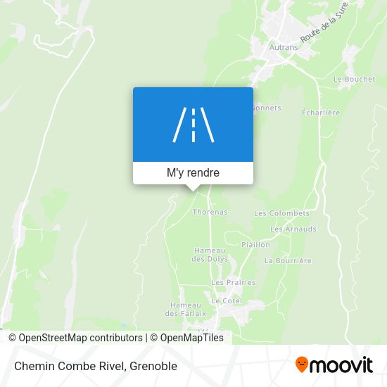 Chemin Combe Rivel plan