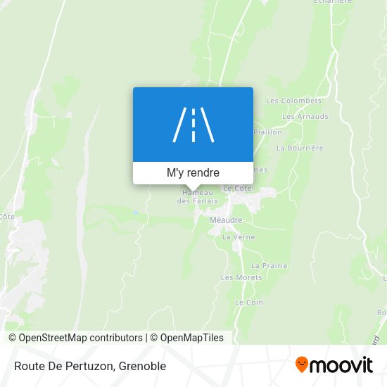 Route De Pertuzon plan