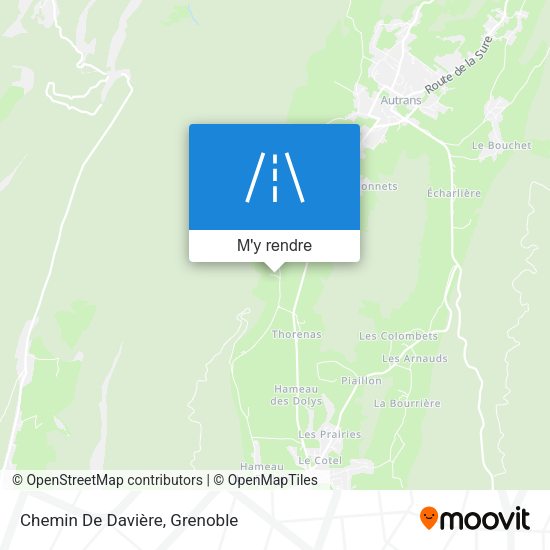 Chemin De Davière plan