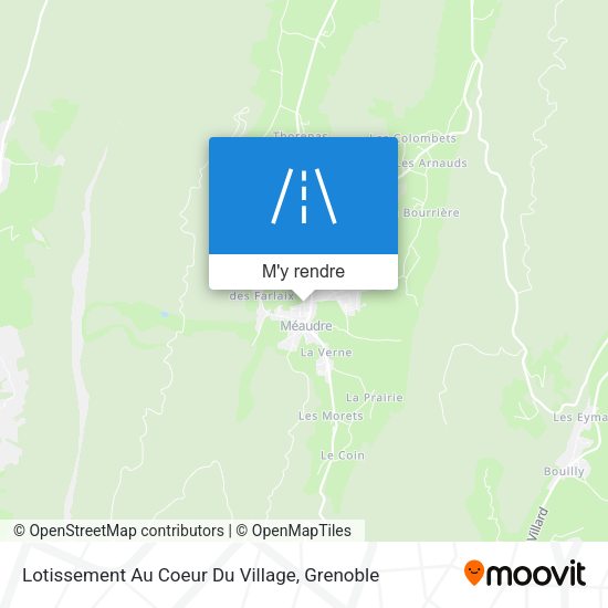 Lotissement Au Coeur Du Village plan