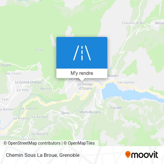 Chemin Sous La Broue plan