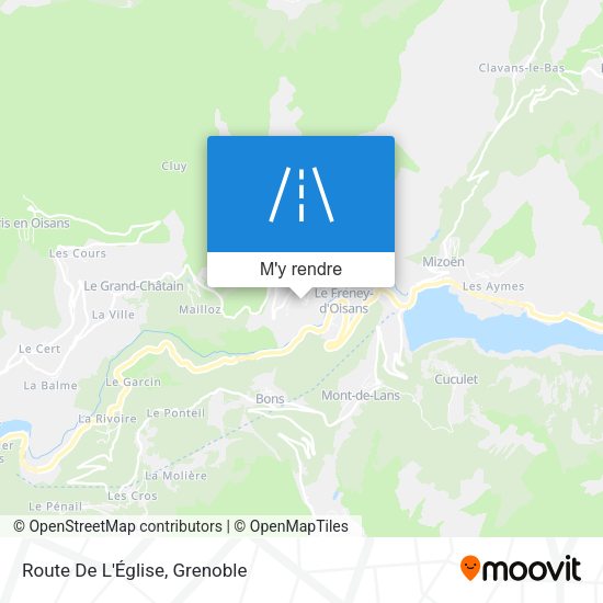 Route De L'Église plan