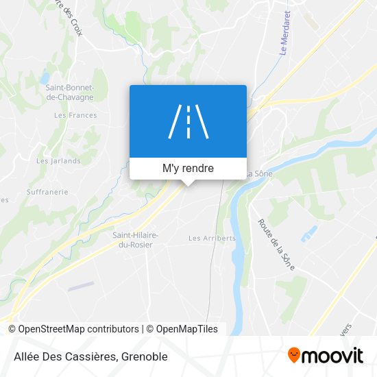 Allée Des Cassières plan